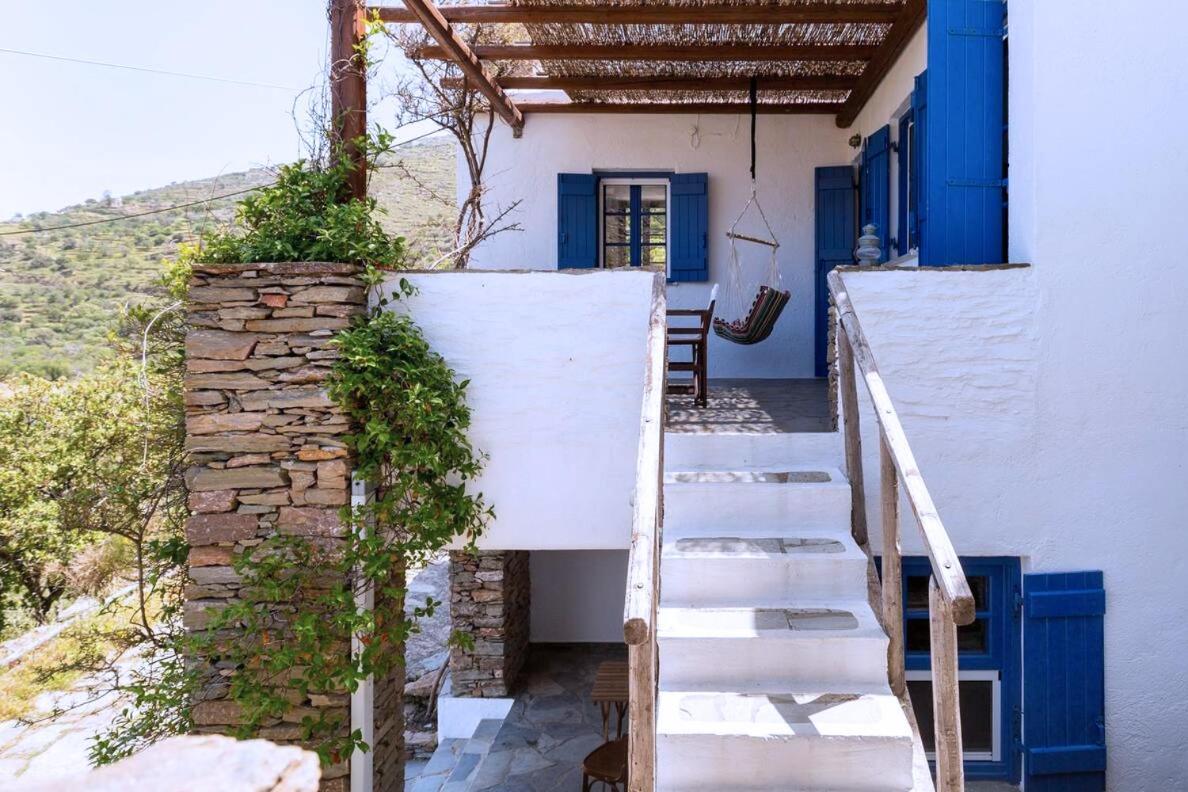 Traditional Village House On Kea Milopotamos  Exterior photo